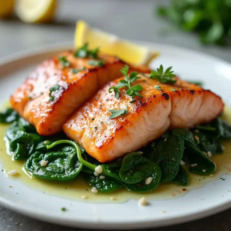 Easy Salmon and Spinach Recipes