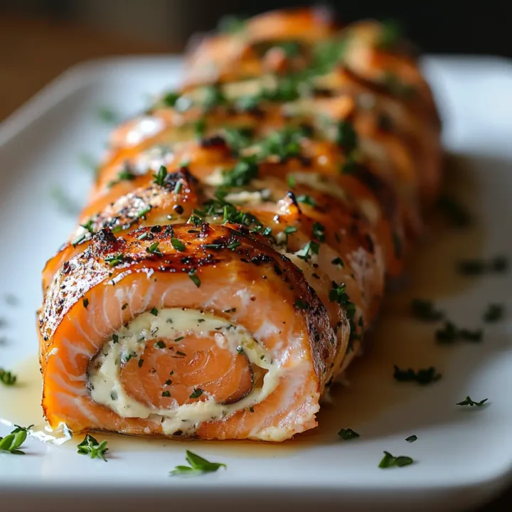 Baked Salmon Roulade