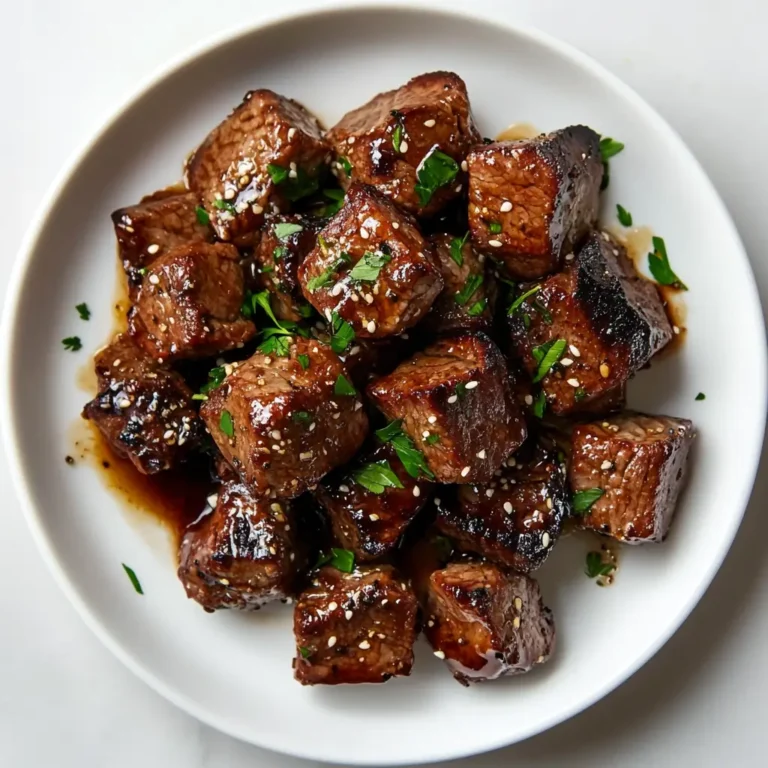 Honey Garlic Steak Bites