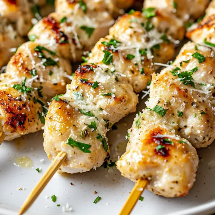 Garlic Parmesan Chicken Skewers Bold Flavors You’ll Love