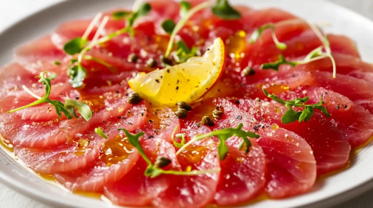 Tuna Carpaccio