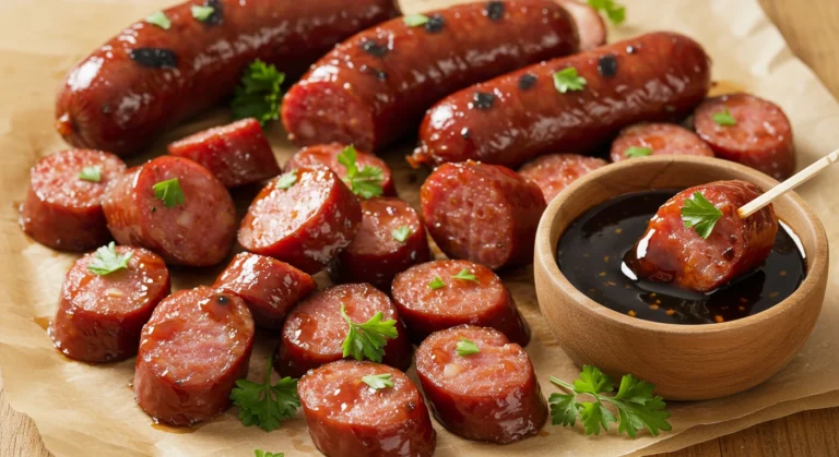 Delicious sausage bites, perfect for appetizers.