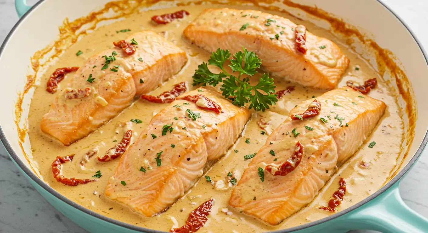 Marry Me Salmon: Creamy, flavorful salmon in a rich, savory sauce