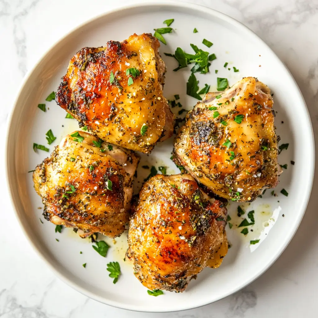 Baked Ranch Chicken Thighs