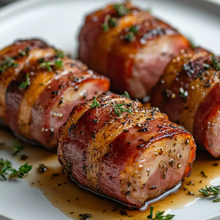 Bacon Wrapped Deer Tenderloin in the Oven