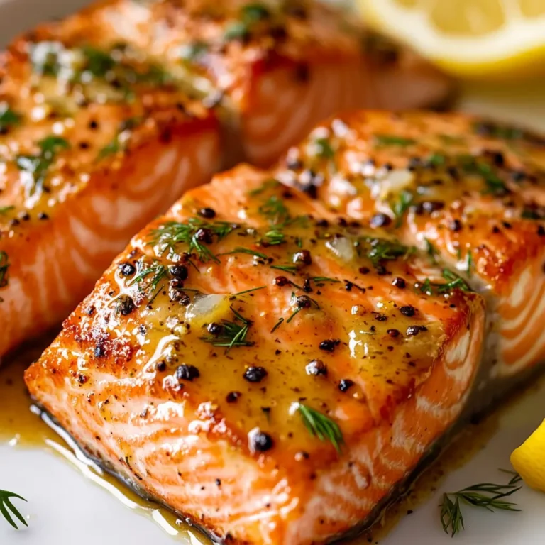 Broiled Salmon with Mustard and Lemon