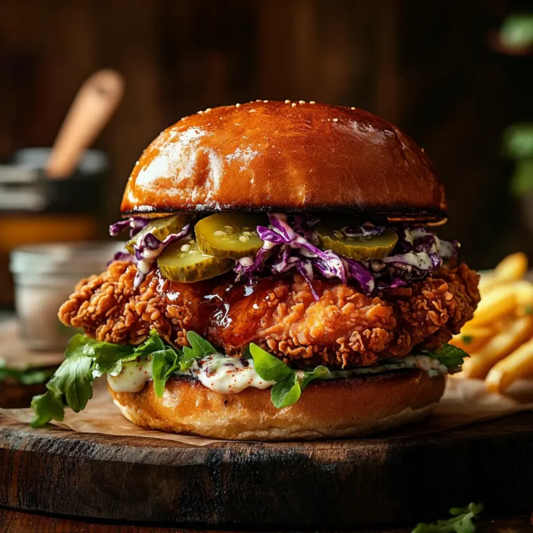 Crispy Hot Honey Chicken Sandwich
