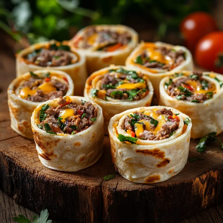 Easy Taco Pinwheel Appetizers