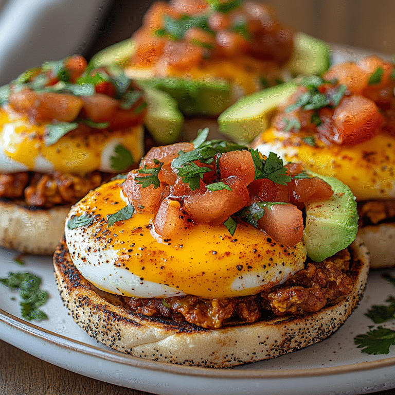 Quick & Easy Mexican Eggs Benedict for Busy Mornings