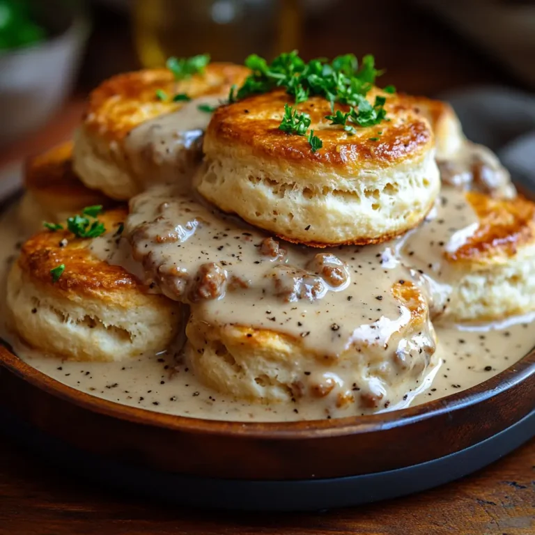 Easy Biscuits and Gravy