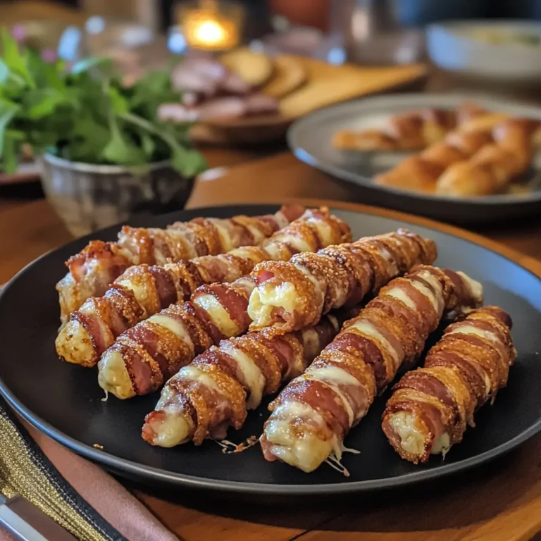 Easy Bacon Wrapped Cheese Sticks
