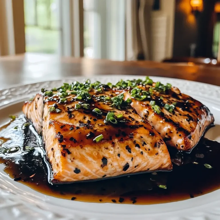 Easy Balsamic Glazed Salmon