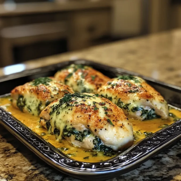 Spinach Stuffed Chicken Breasts