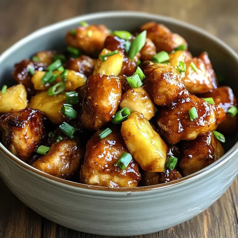 Sweet Hawaiian Chicken Bites
