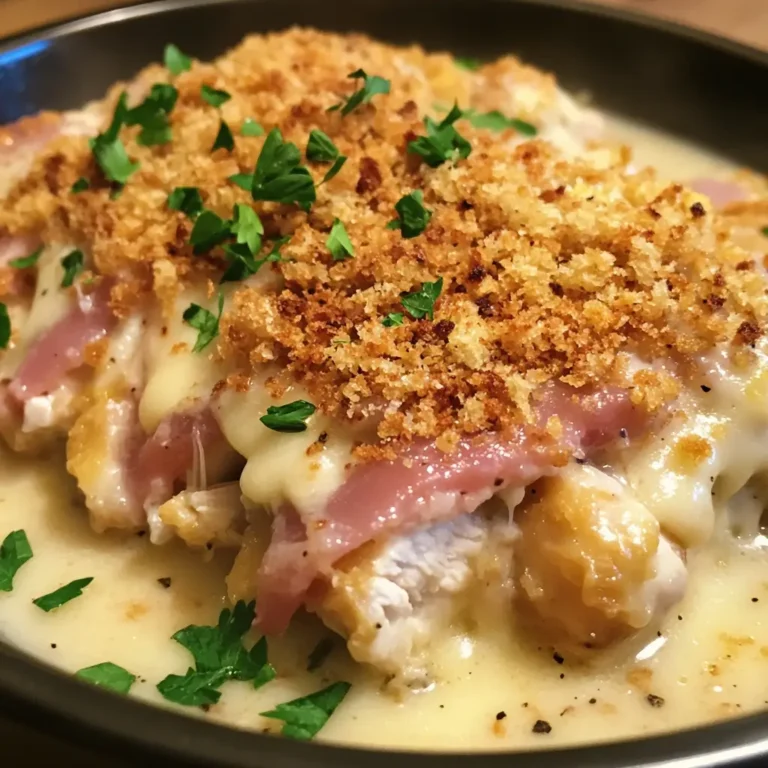 Chicken Cordon Bleu Crockpot