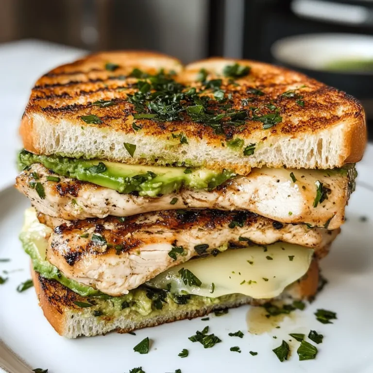 Grilled Chicken Sandwich with Creamy Avocado