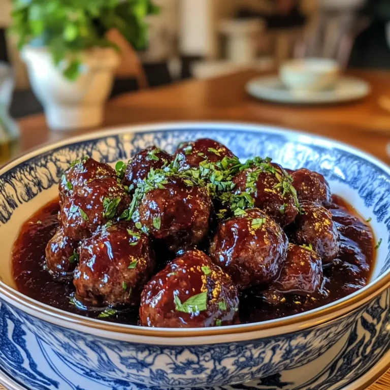 Quick Meatballs with Grape Jelly