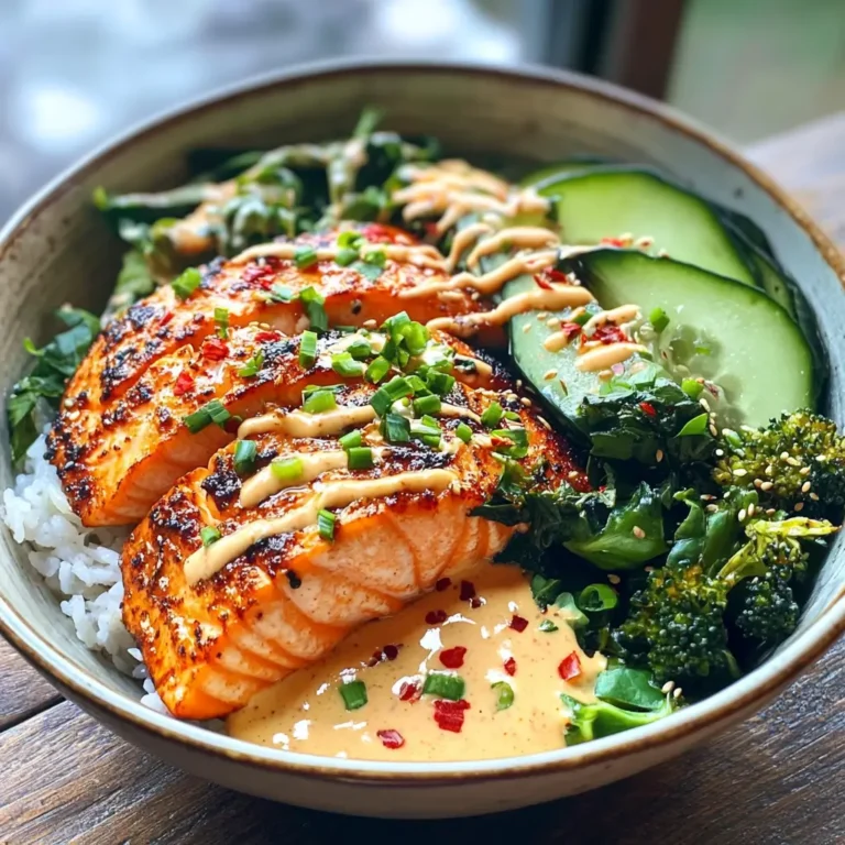 Salmon Bowl with Spicy Mayo