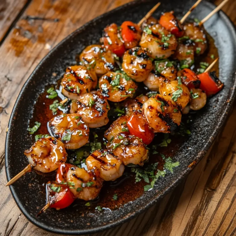 Easy Honey Shrimp Skewer Recipe