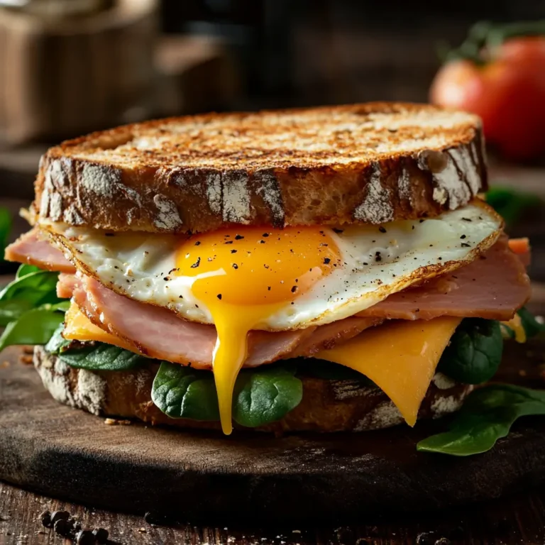EGG AND HAM BREAKFAST SANDWICH