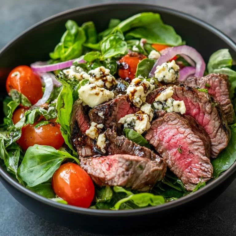 Balsamic Steak Gorgonzola Salad