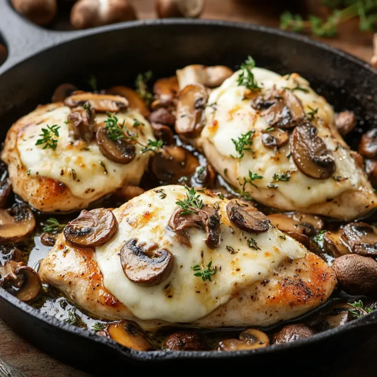 Baked Chicken Breast with Mushroom