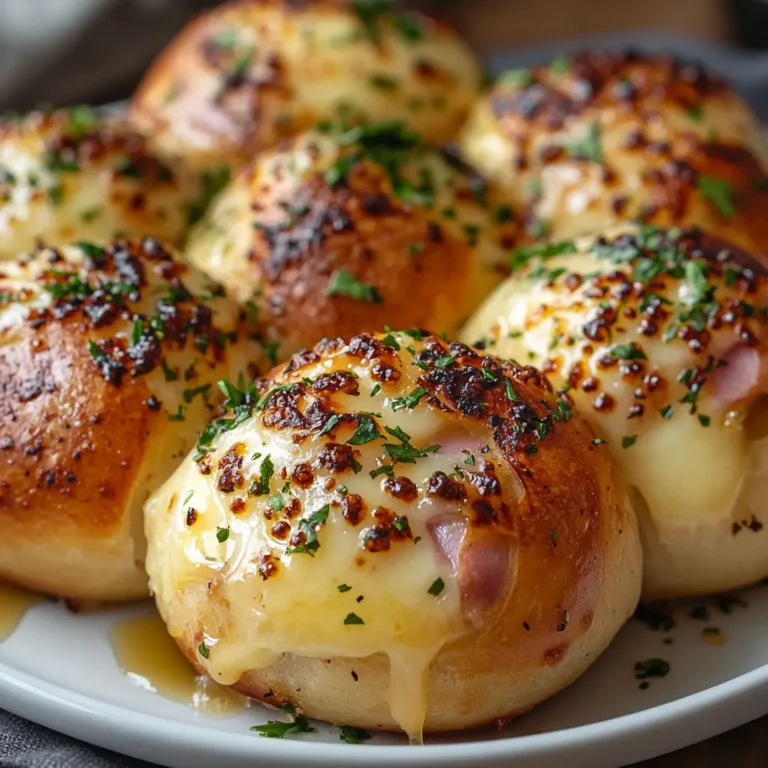 Honey Mustard Ham and Cheese Bombs