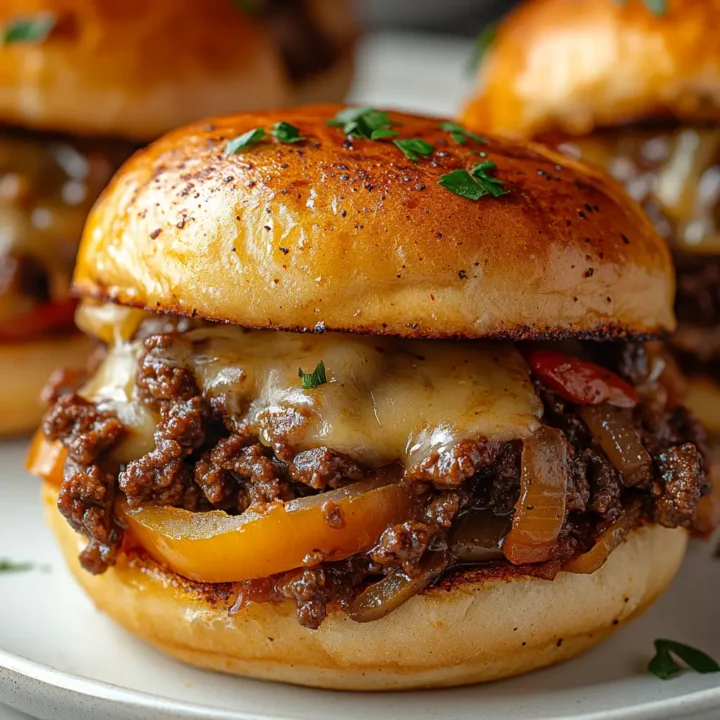 Philly Cheesesteak Sloppy Joes