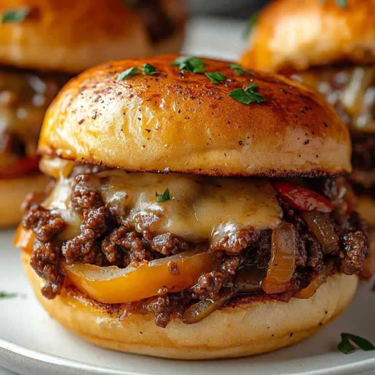 Philly Cheesesteak Sloppy Joes