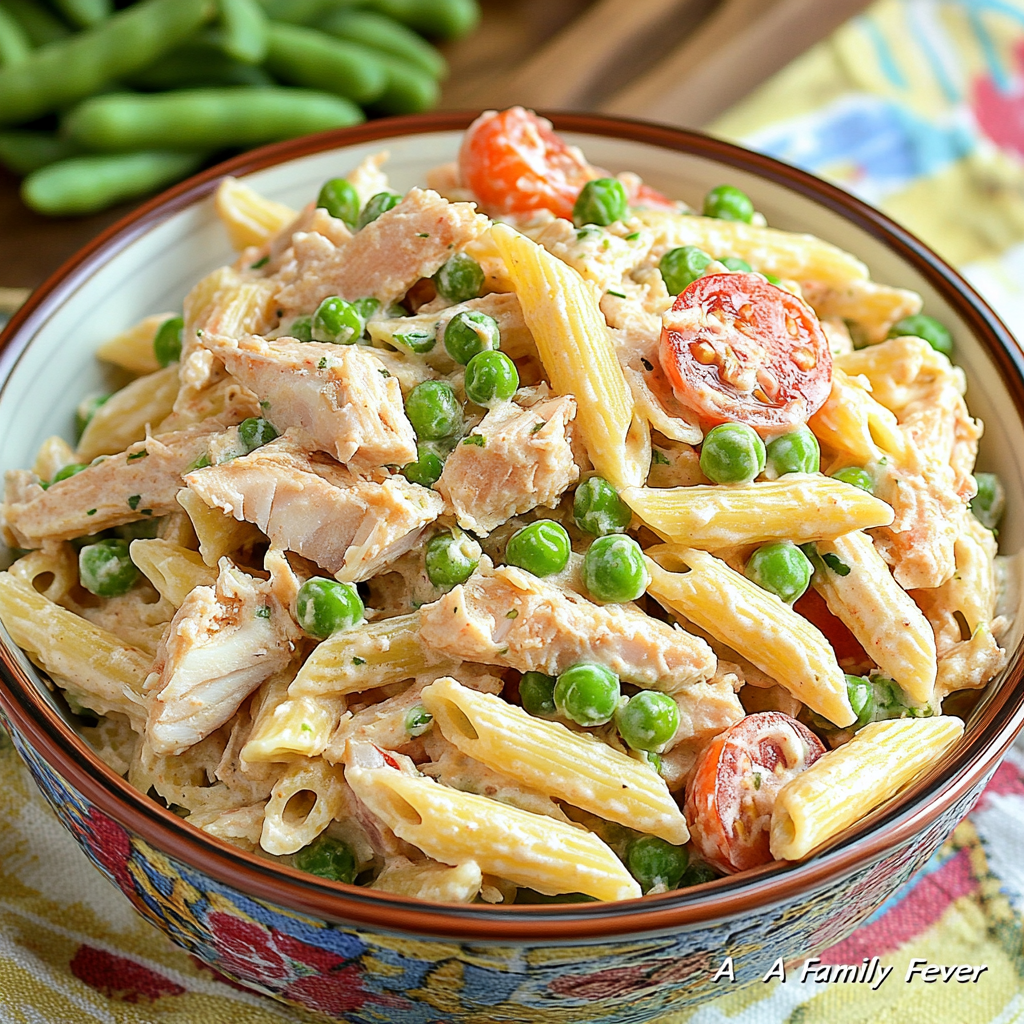 Cold Salmon Pasta Salad