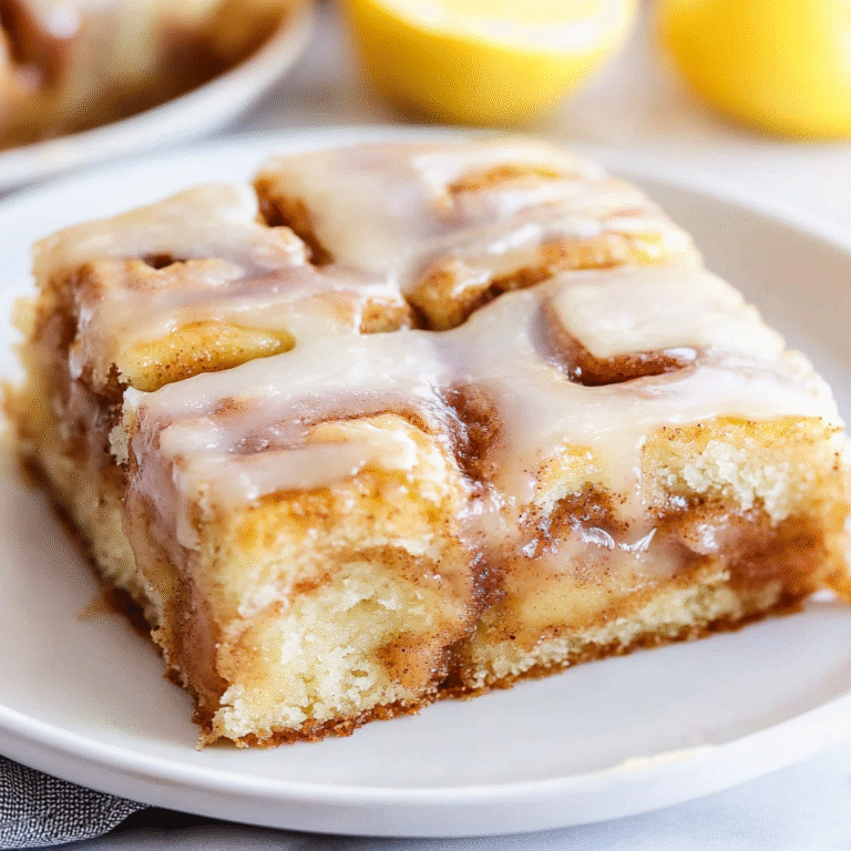 Cinnamon Roll Cake