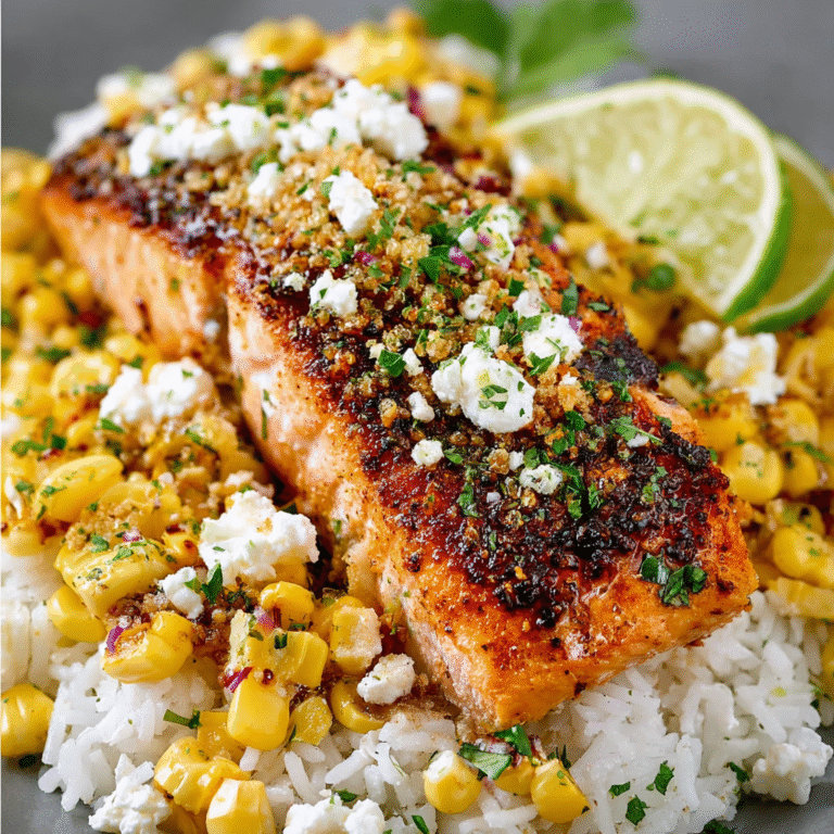 Chili Lime Salmon with Esquites