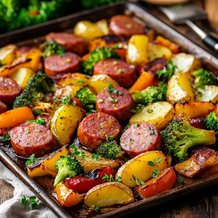 Kielbasa Sheet Pan Meal