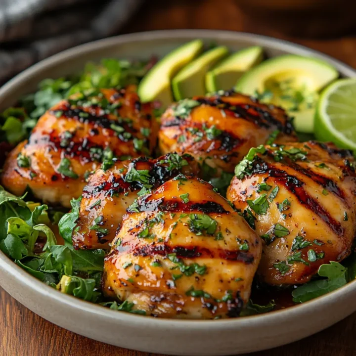 Sweet Heat Lime Chicken Thighs