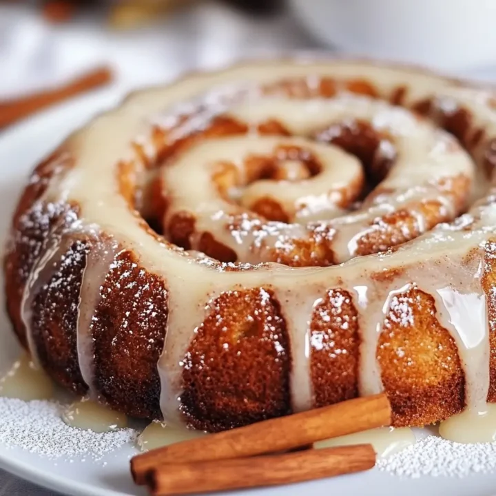 Cinnamon Roll Cake