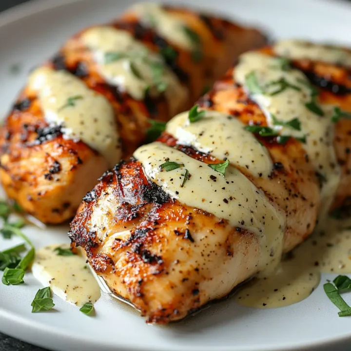 Cajun Grilled Chicken with Alabama White Sauce