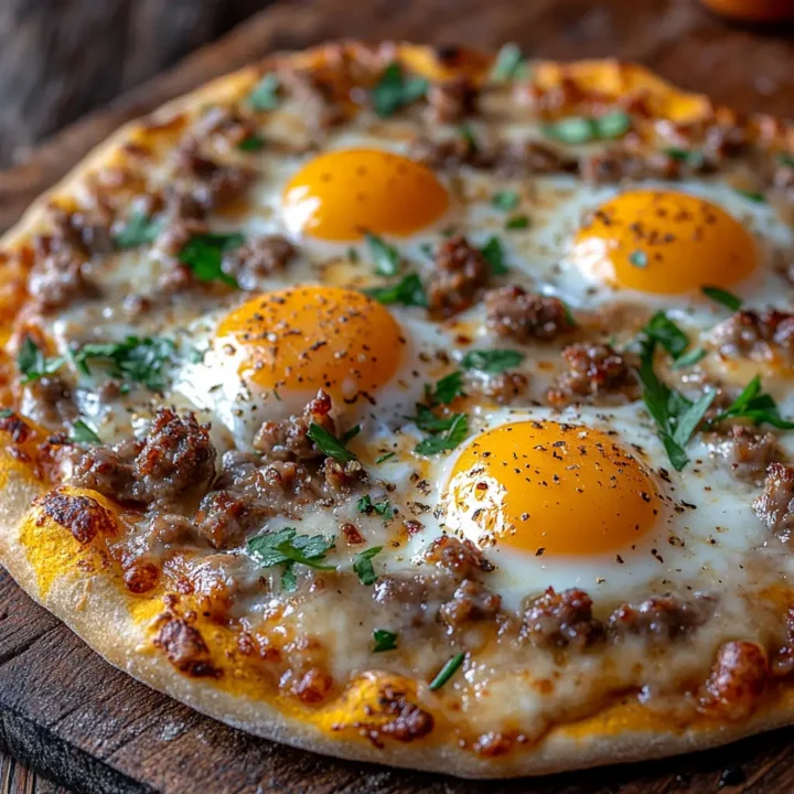 Sausage Gravy Breakfast Pizza