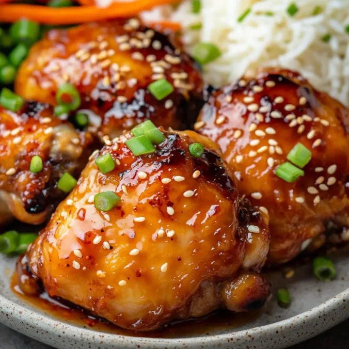 Sweet Chili Glazed Chicken Thighs