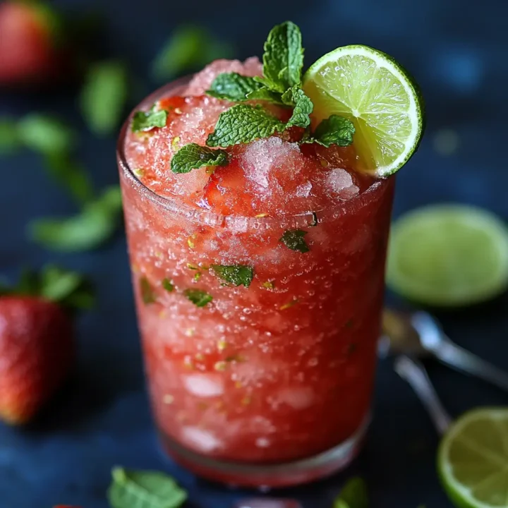 Strawberry Lime Slush
