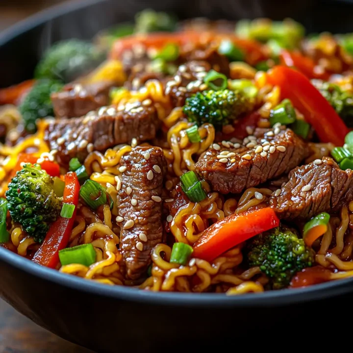 Beef Ramen Stir Fry