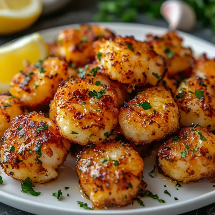 Crispy Lobster Bites with Garlic Butter Sauce