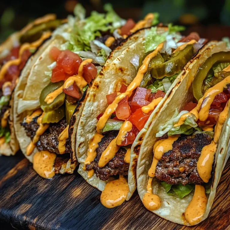 Smash Burger Tacos Blackstone