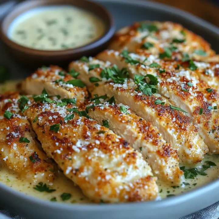 Melt In Your Mouth Caesar Chicken