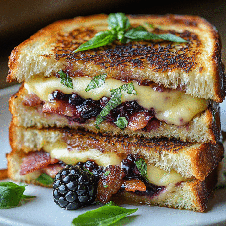Blackberry Bacon Grilled Cheese