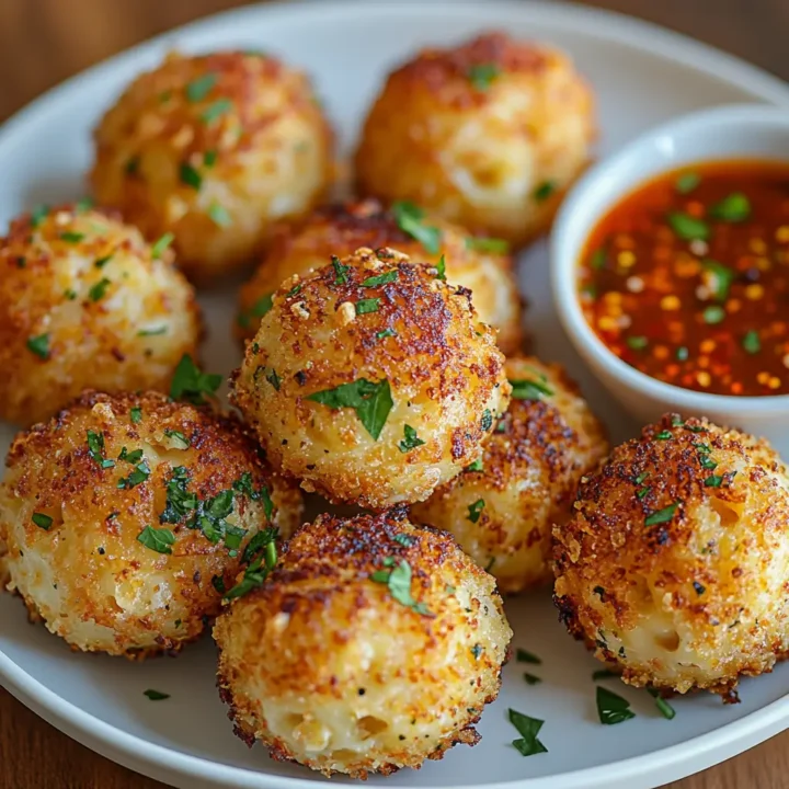 Spicy Tuna Mac and Cheese Balls
