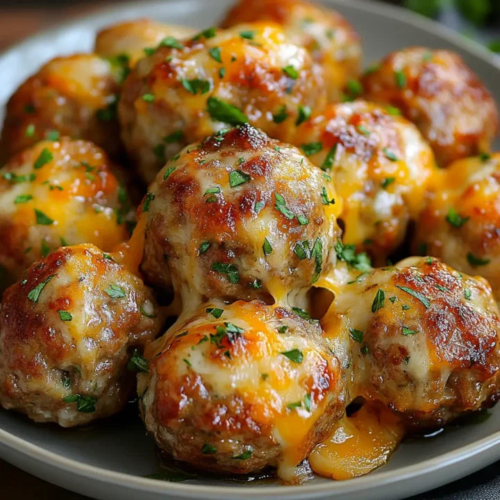 Cheesy Rotel Sausage Balls