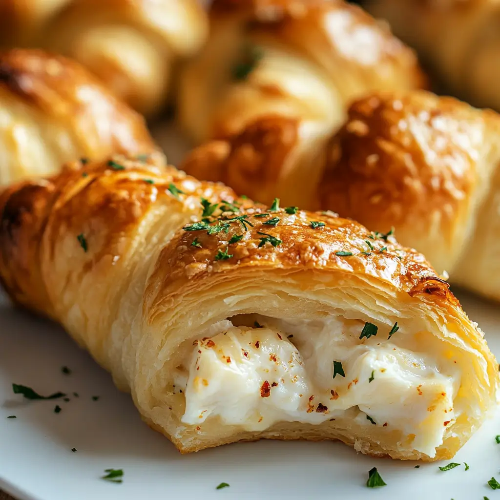 Crab & Cheese Filled Crescent Rolls
