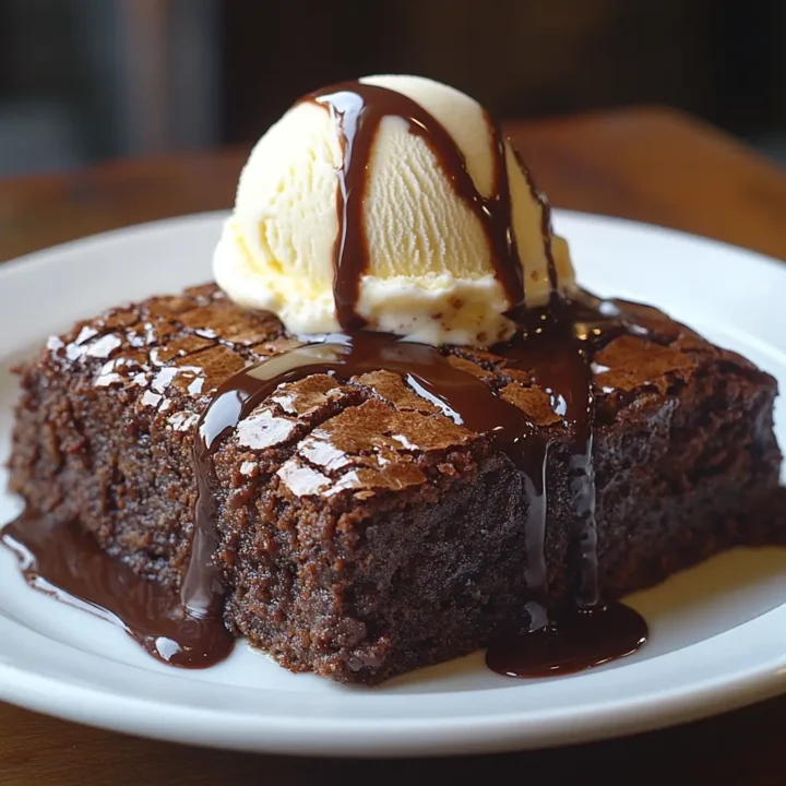Ina Garten's Brownie Pudding