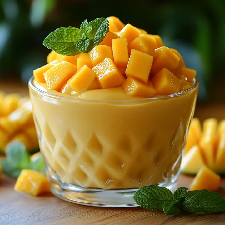 Creamy Mango Mousse