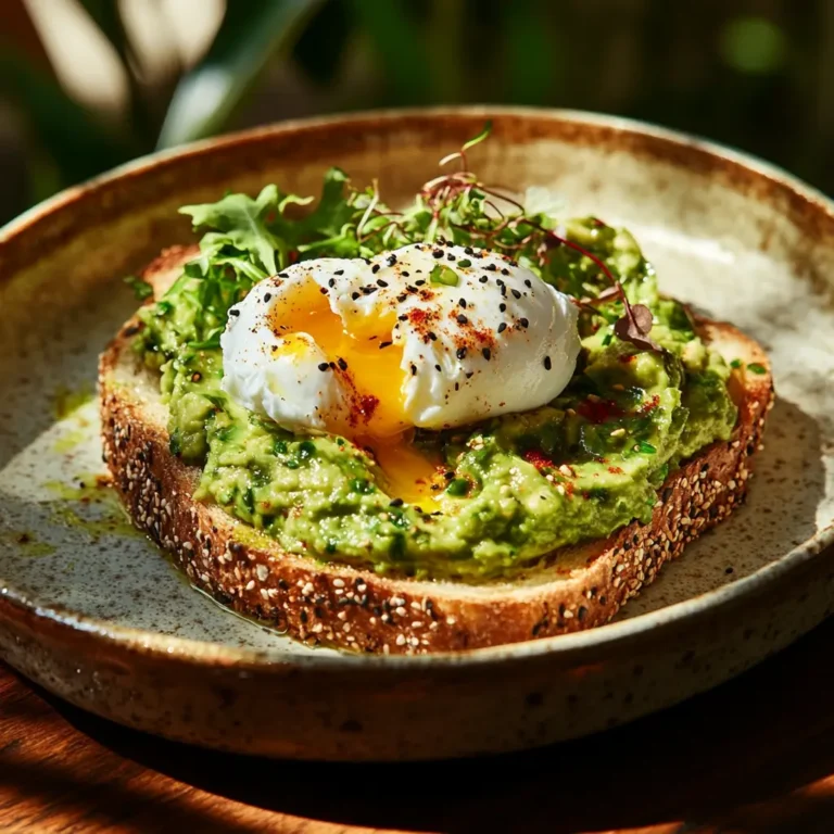 Avocado Toast with Poached Egg